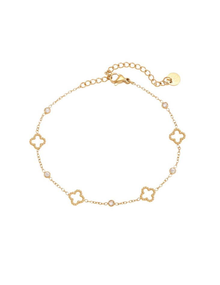 Kleeblatt Armband